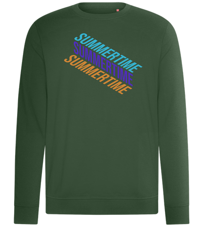 Summertime Design - Comfort unisex sweater_GREEN BOTTLE_front