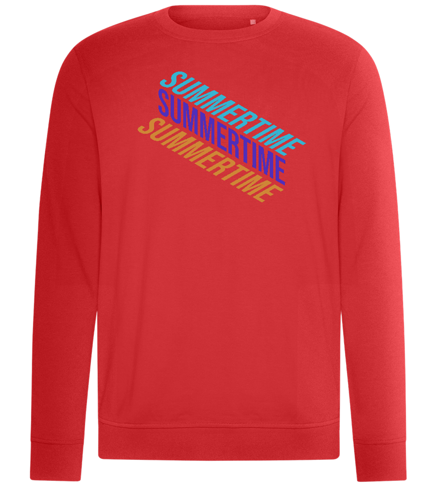 Summertime Design - Comfort unisex sweater_RED_front