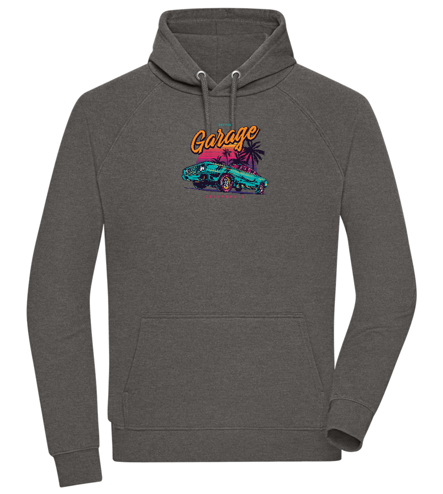 Car Garage Design - Comfort unisex hoodie_CHARCOAL CHIN_front