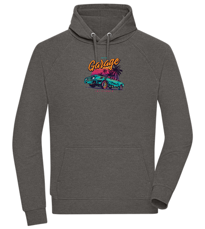 Car Garage Design - Comfort unisex hoodie_CHARCOAL CHIN_front