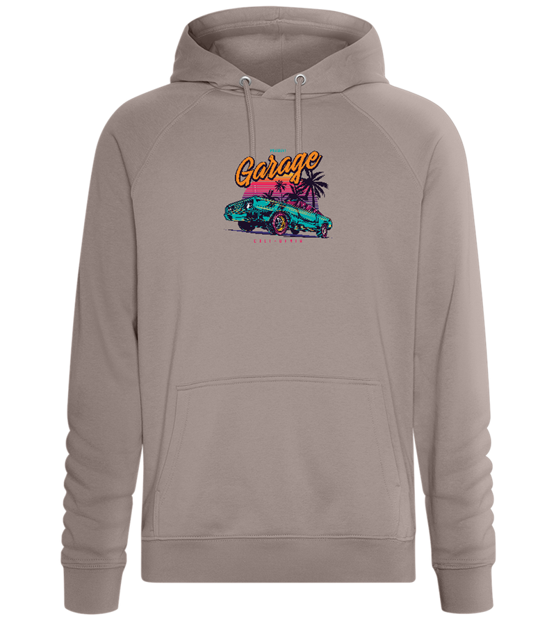 Car Garage Design - Comfort unisex hoodie_CHARCOAL CHIN_front