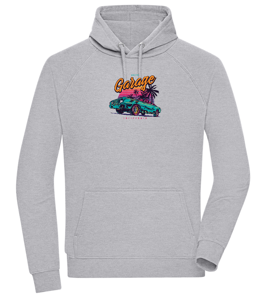 Car Garage Design - Comfort unisex hoodie_ORION GREY II_front