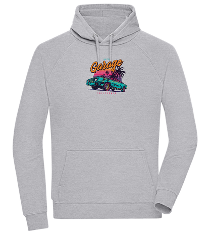 Car Garage Design - Comfort unisex hoodie_ORION GREY II_front