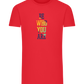 Be Who You Are Design - Comfort men's fitted t-shirt_BRIGHT RED_front