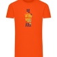 Be Who You Are Design - Comfort men's fitted t-shirt_ORANGE_front