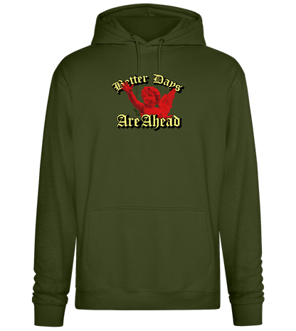 Better Days Design - Premium Essential Unisex Hoodie_ARMY_front