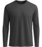 Comfort men's long sleeve shirt_DEEP BLACK_front