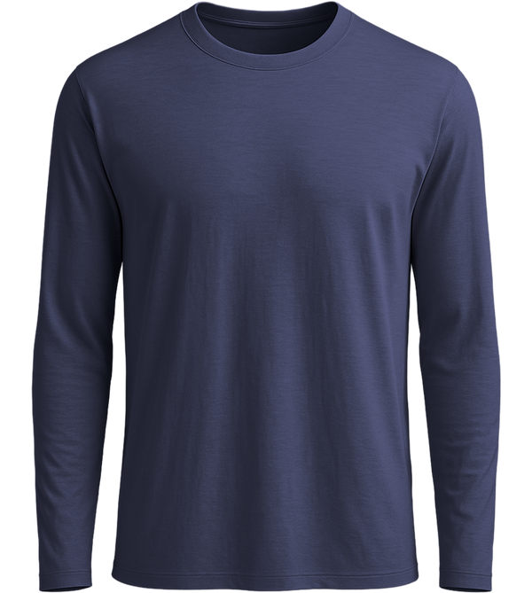 Comfort men's long sleeve shirt_MARINE_front
