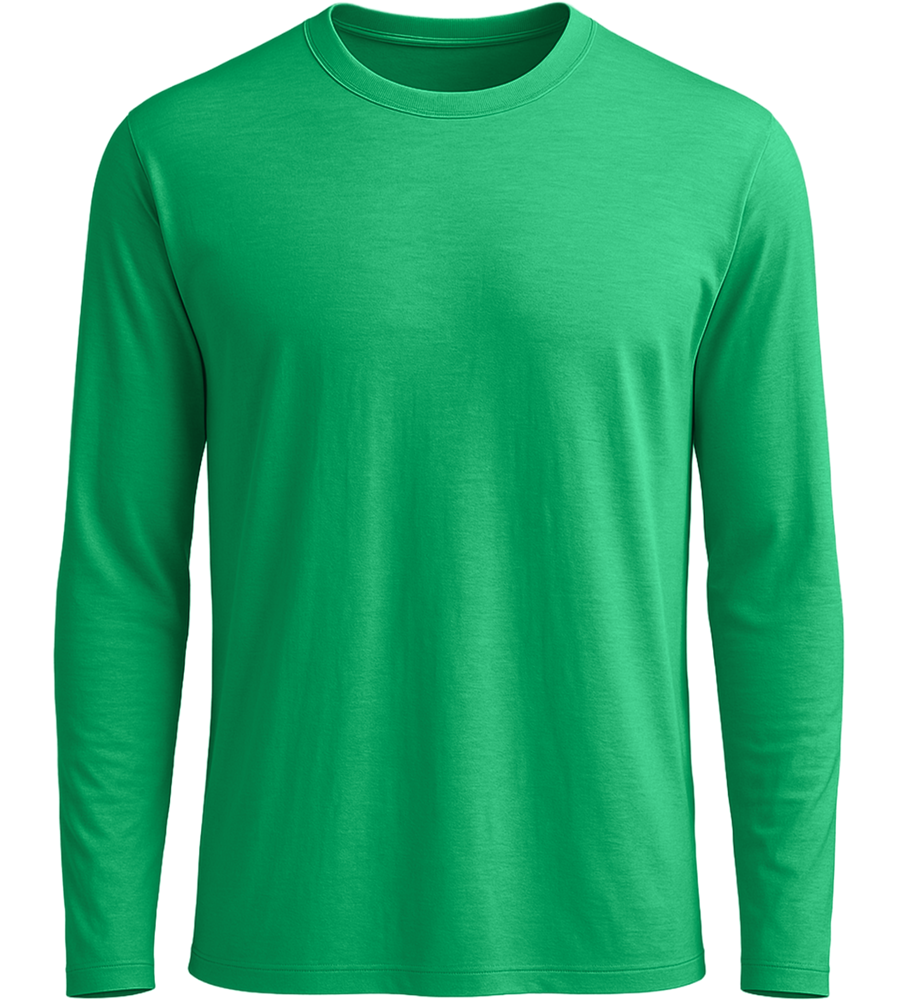 Comfort men's long sleeve shirt_MEADOW GREEN_front
