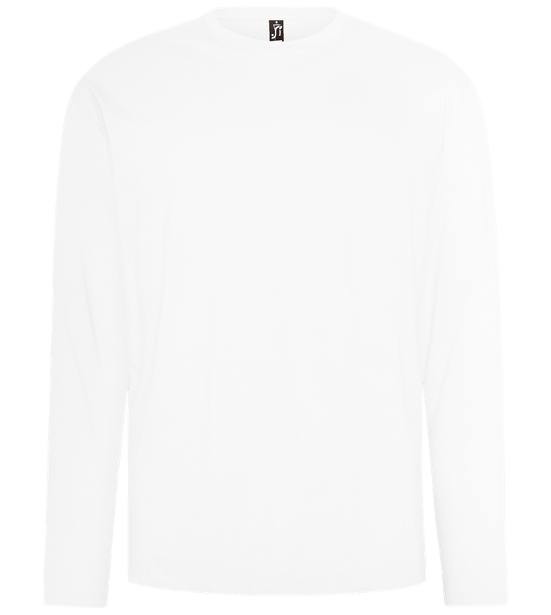 Comfort men's long sleeve t-shirt_WHITE_front