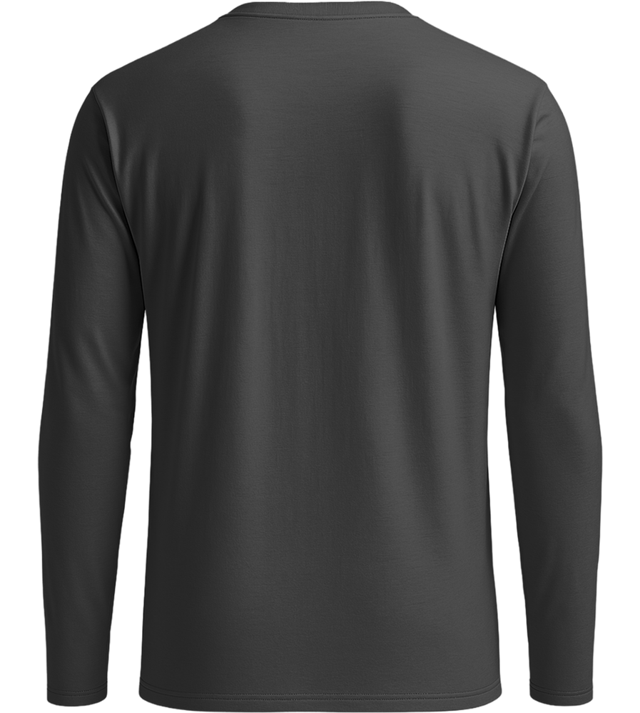 Comfort men's long sleeve shirt_DEEP BLACK_back