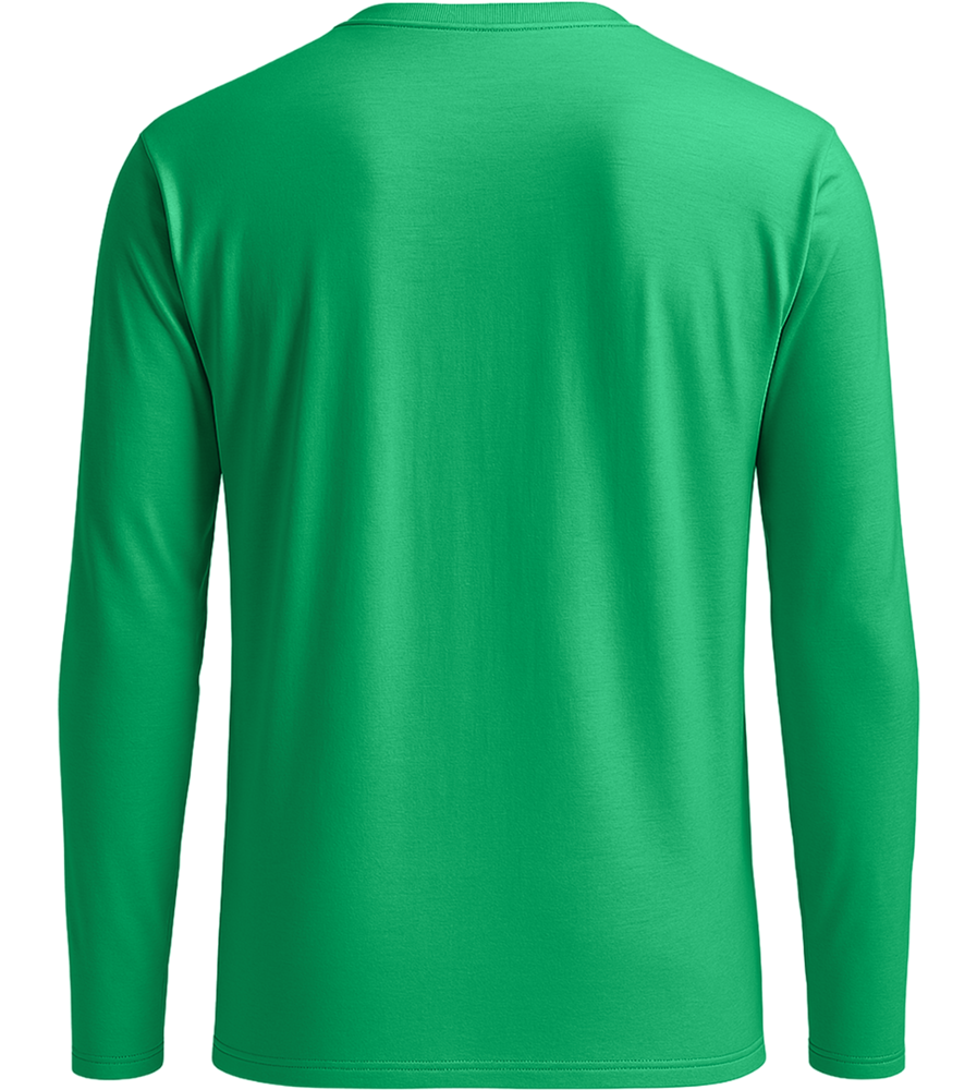 Comfort men's long sleeve shirt_MEADOW GREEN_back