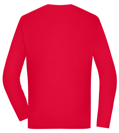 Comfort men's long sleeve t-shirt_RED_back