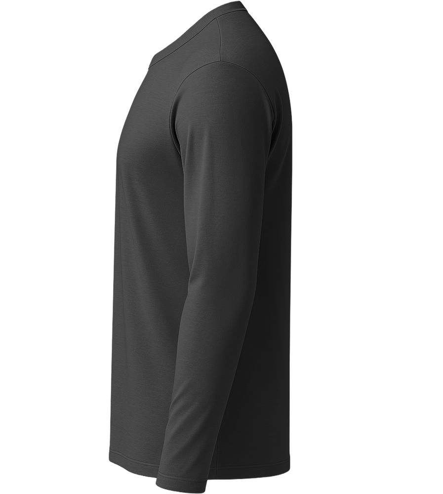 Comfort men's long sleeve shirt_DEEP BLACK_left