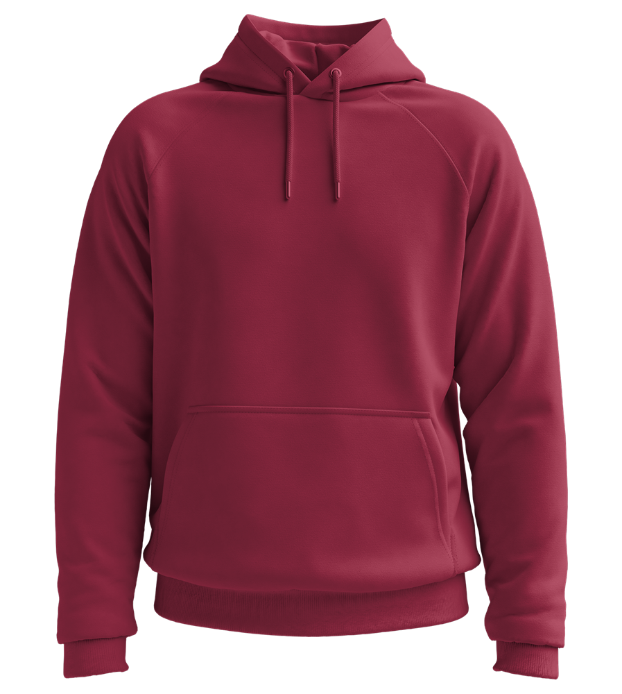 Comfort unisex hoodie_BURGUNDY_front