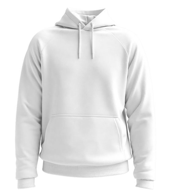 Comfort unisex hoodie_WHITE_front