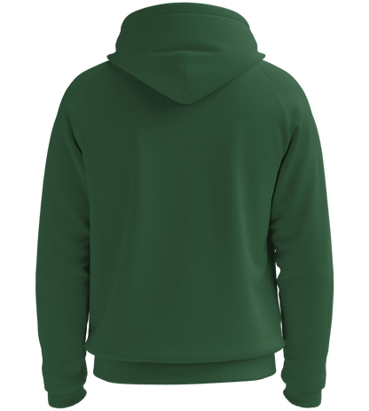 Comfort unisex hoodie_BOTTLE GREEN_back