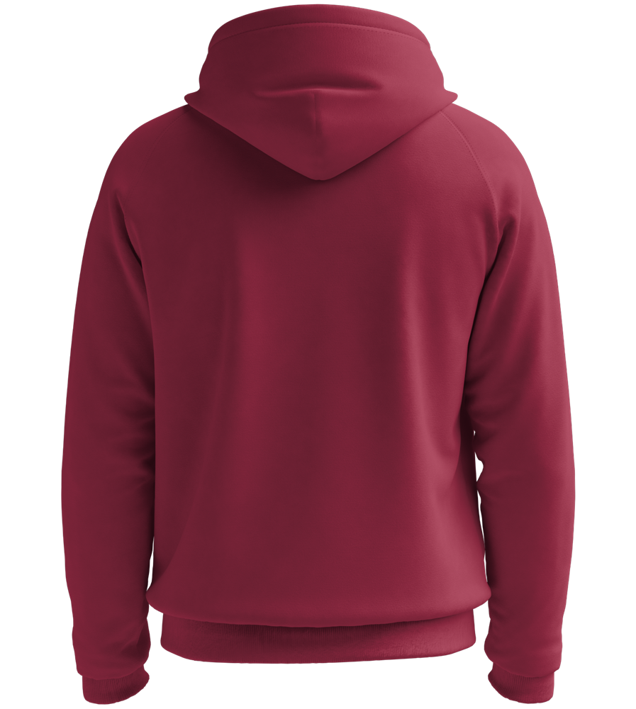 Comfort unisex hoodie_BURGUNDY_back