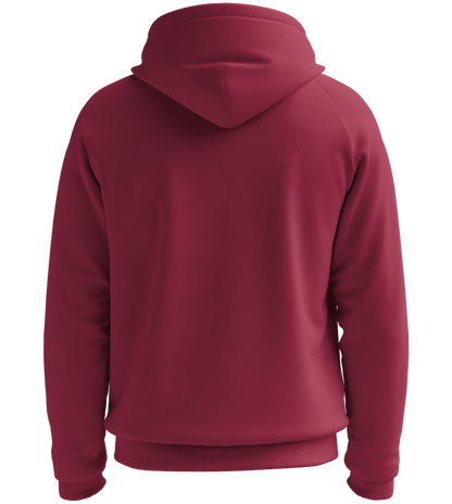 Comfort unisex hoodie_BURGUNDY_back