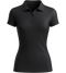 Essential women's polo shirt_BLACK_front