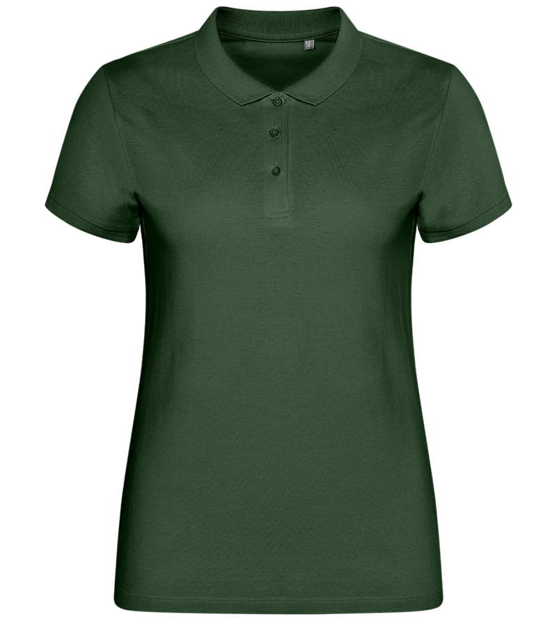 Comfort women's polo shirt_GREEN BOTTLE_front