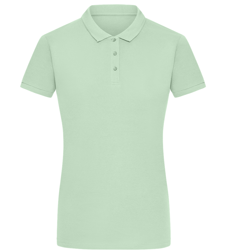 Comfort women's polo shirt ICE GREEN front