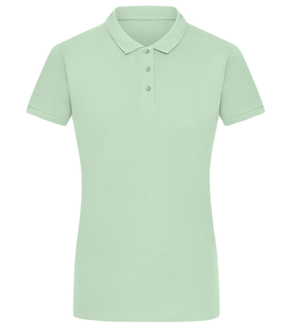 Comfort women's polo shirt ICE GREEN front