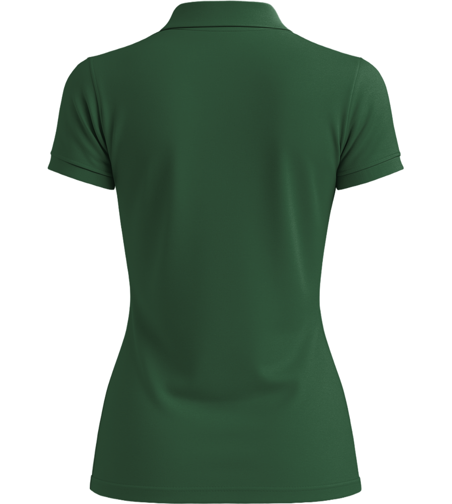 Comfort women's polo shirt_GREEN BOTTLE_back