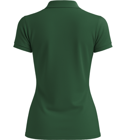 Comfort women's polo shirt_GREEN BOTTLE_back