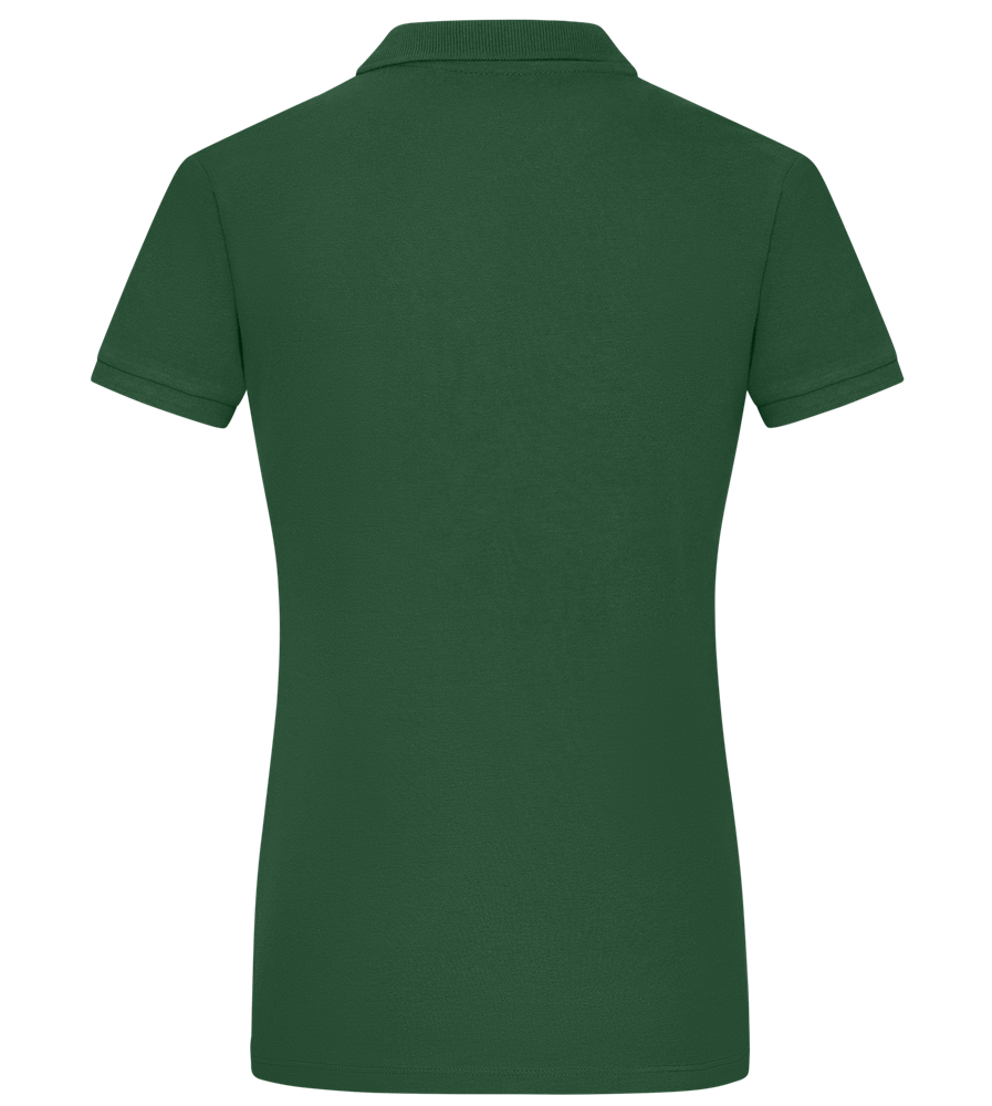 Comfort women's polo shirt GREEN BOTTLE back