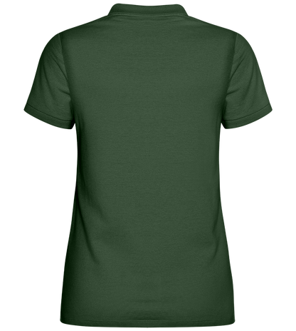 Comfort women's polo shirt_GREEN BOTTLE_back