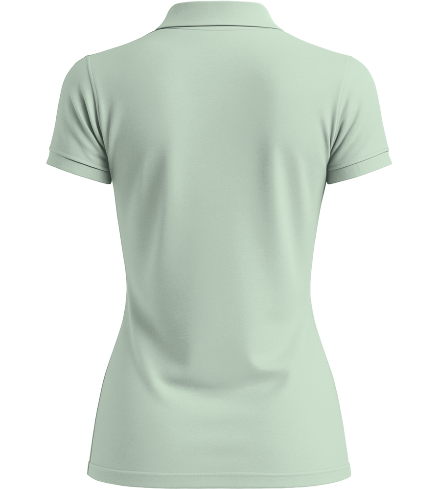 Comfort women's polo shirt_ICE GREEN_back
