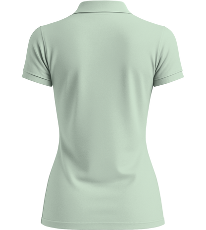 Comfort women's polo shirt_ICE GREEN_back