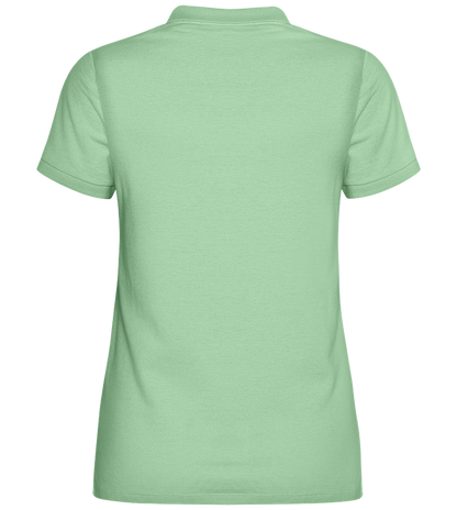 Comfort women's polo shirt_ICE GREEN_back