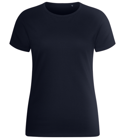 Basic women's fitted t-shirt_FRENCH NAVY_front