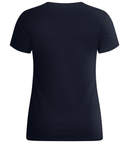 Basic women's fitted t-shirt_FRENCH NAVY_back