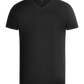 Basic men's v-neck t-shirt_DEEP BLACK_front