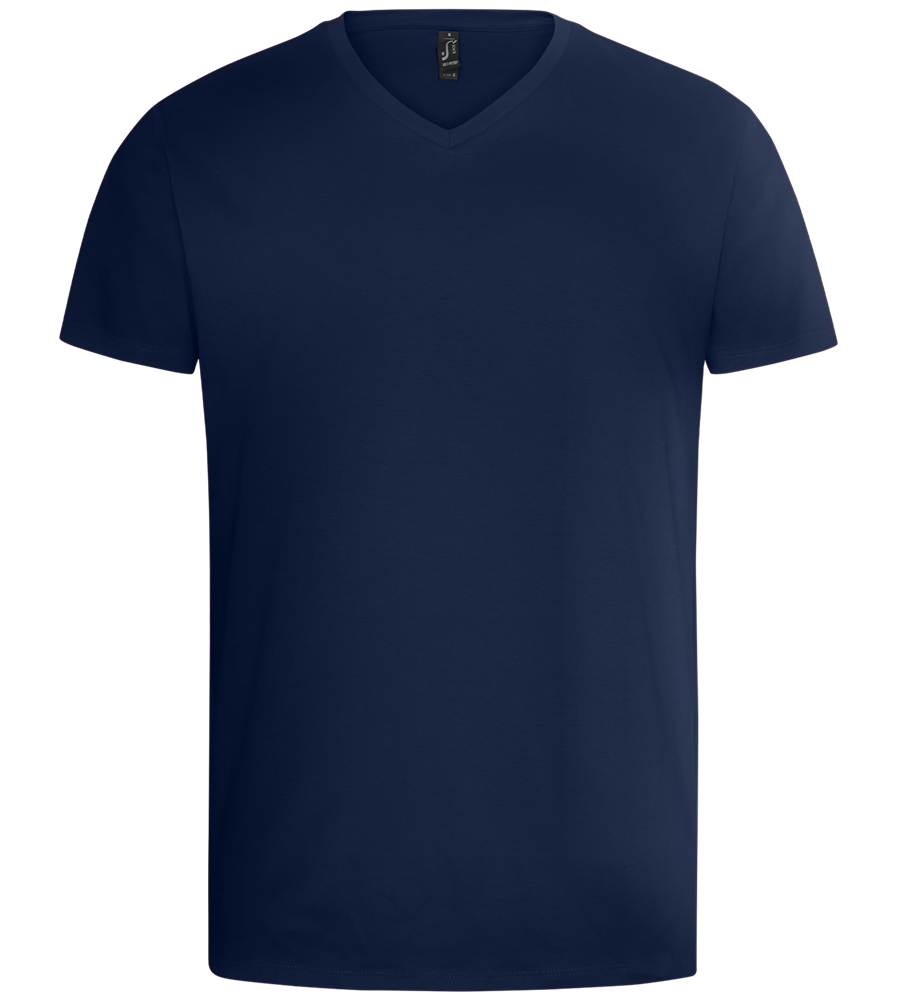 Basic men's v-neck t-shirt_MARINE_front