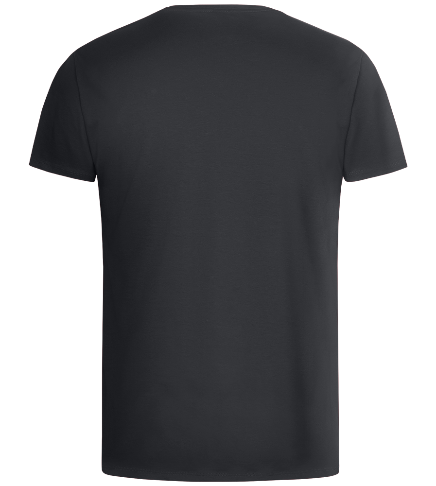 Basic men's v-neck t-shirt_DARK GRAY_back