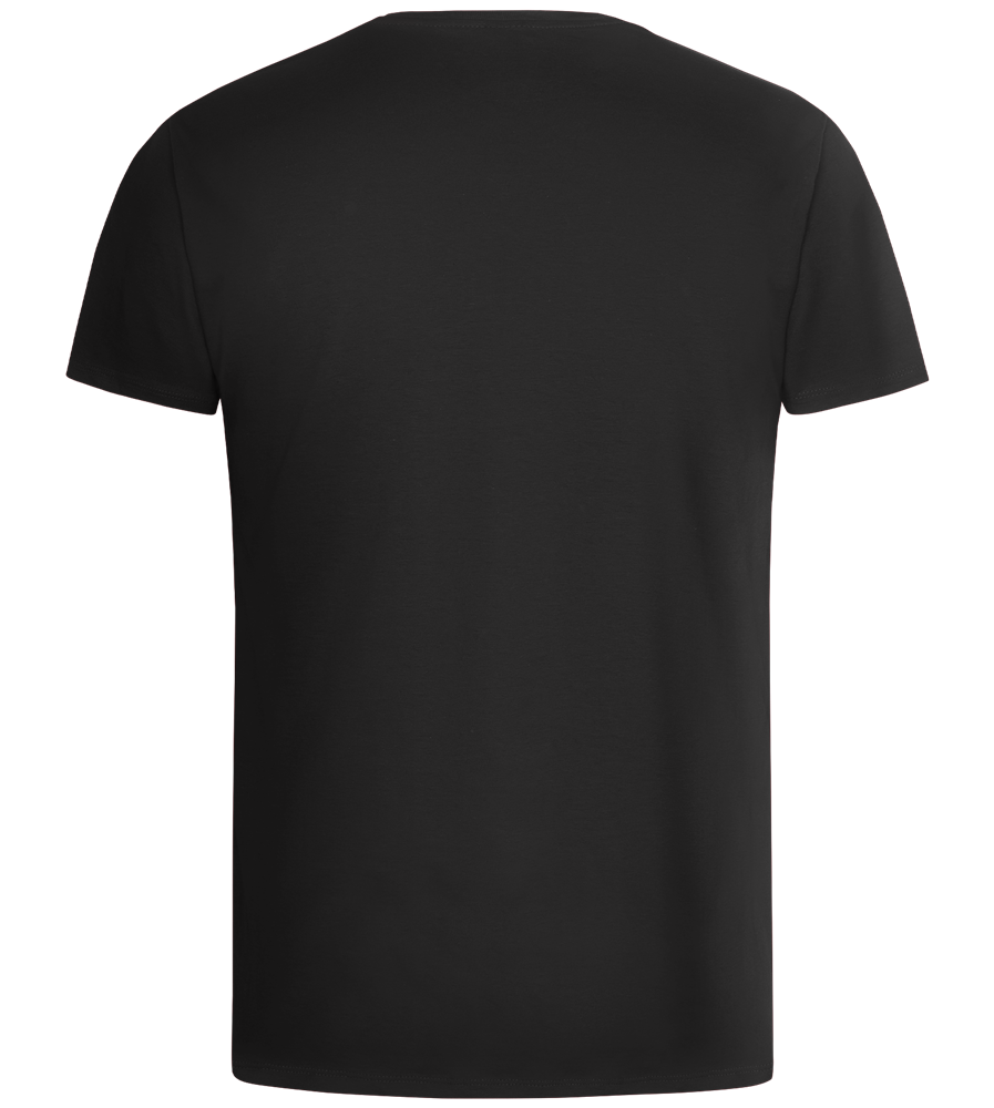 Basic men's v-neck t-shirt_DEEP BLACK_back