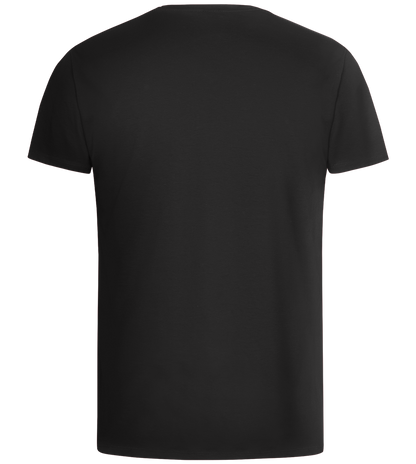 Basic men's v-neck t-shirt_DEEP BLACK_back