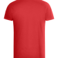 Basic men's v-neck t-shirt_RED_back