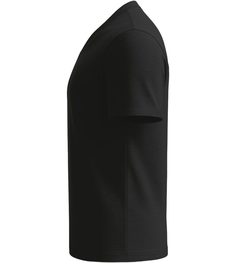 Essential men's v-neck t-shirt_DEEP BLACK_left