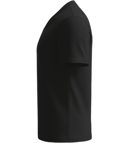 Essential men's v-neck t-shirt_DEEP BLACK_left