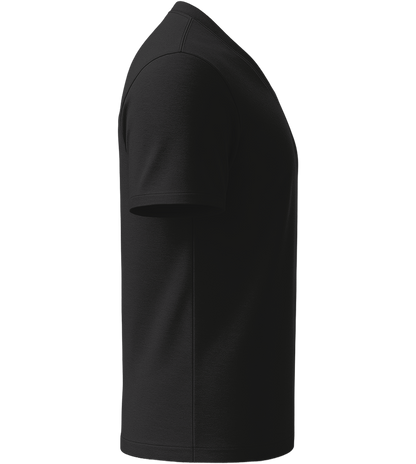 Essential men's v-neck t-shirt_DEEP BLACK_right