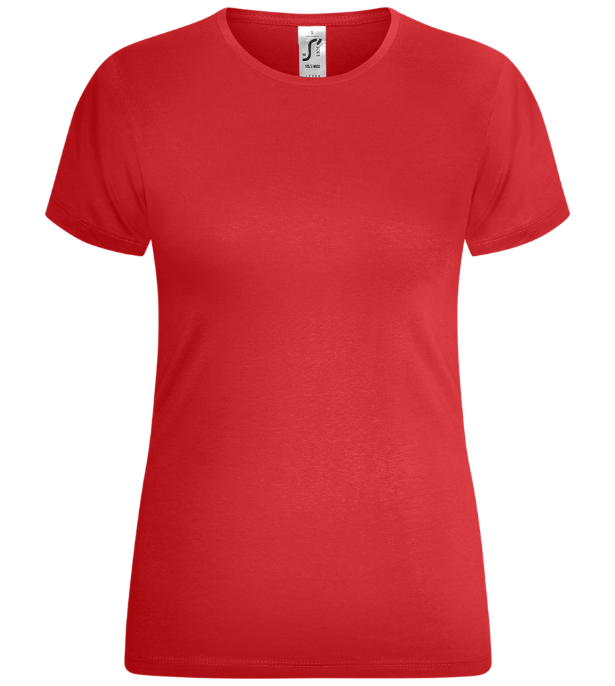 Comfort women's t-shirt_RED_front