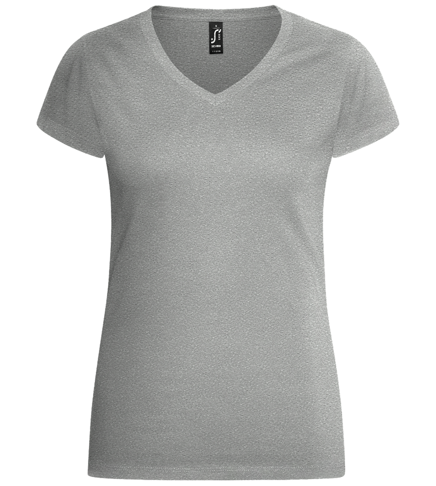 Basic women's v-neck t-shirt_ORION GREY_front