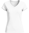 Essential women's v-neck t-shirt_WHITE_front