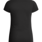 Basic women's v-neck t-shirt_DEEP BLACK_back