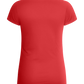 Basic women's v-neck t-shirt_RED_back